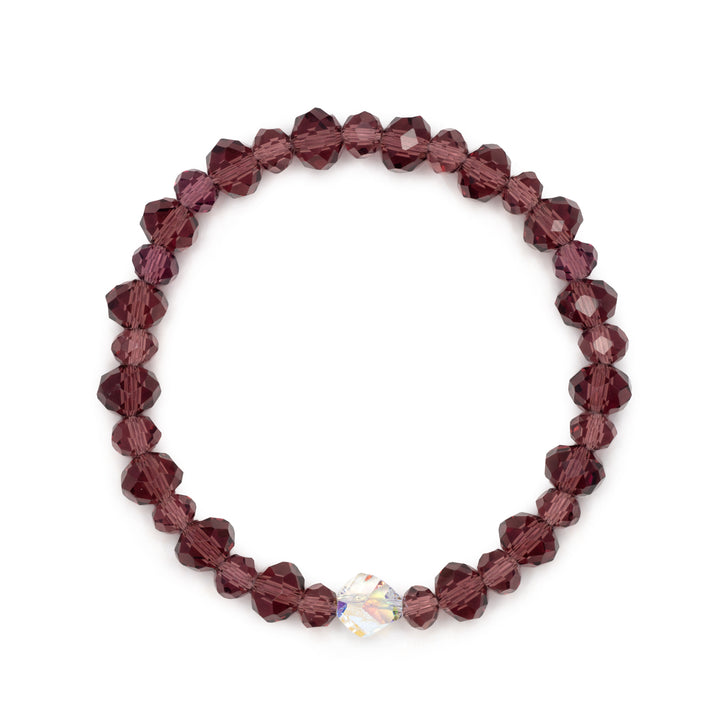 Burgundy Twinkle Stacker