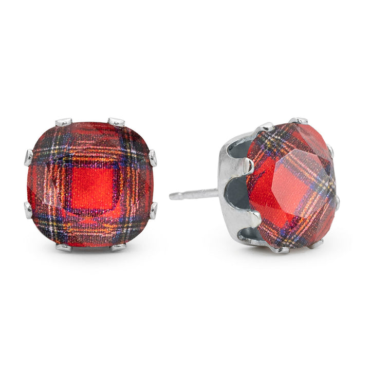 Plaid You're Here Mini Cushion