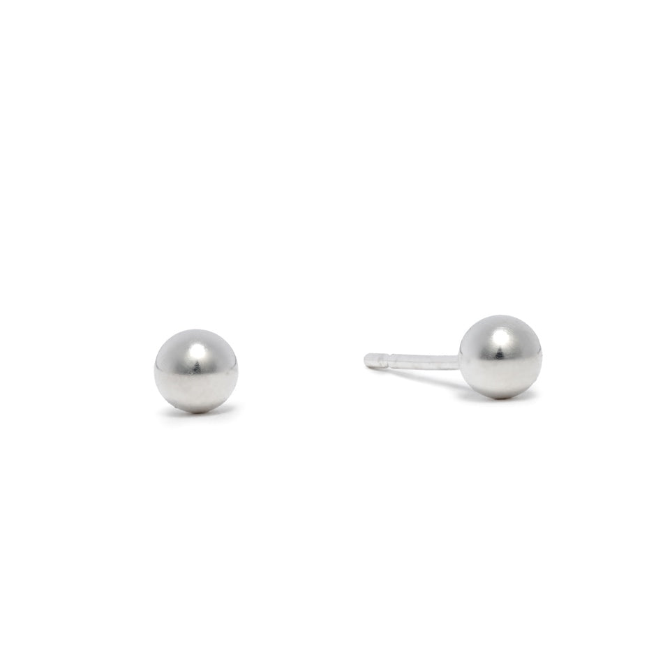 4mm Sterling Silver Ball Stud