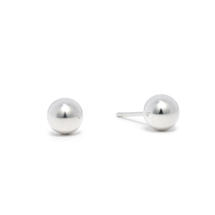 6mm Sterling Silver Ball Stud