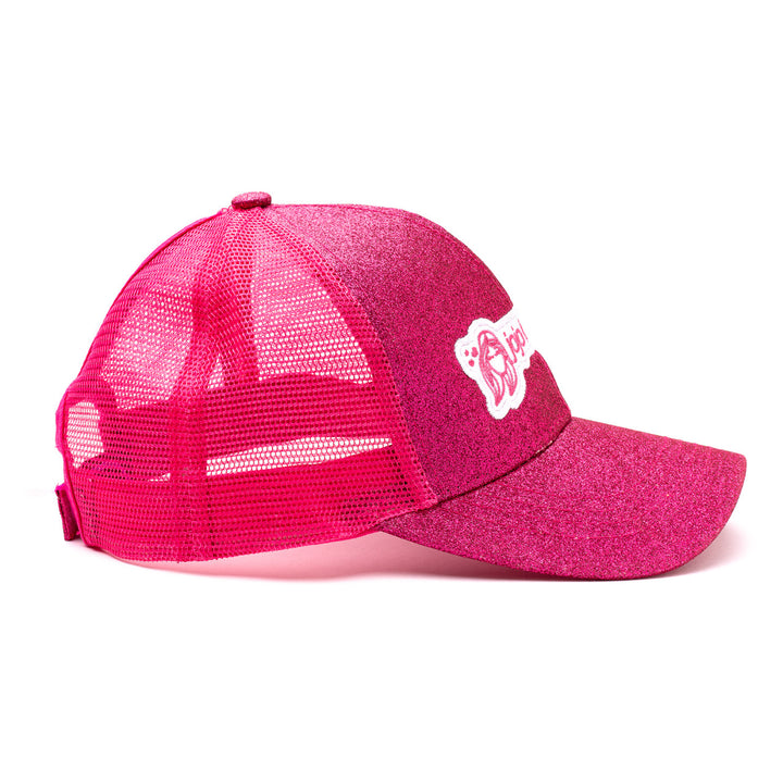 Pink Sparkle JoJo Logo Hat